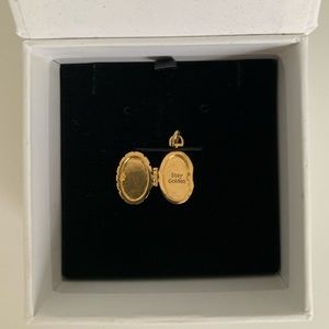 Mejuri gold vermeil locket pendant